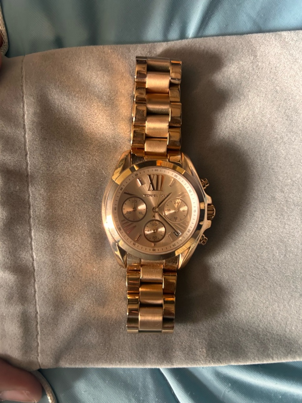 Michael Kors Rose Gold Chronograph Bracelet Watch